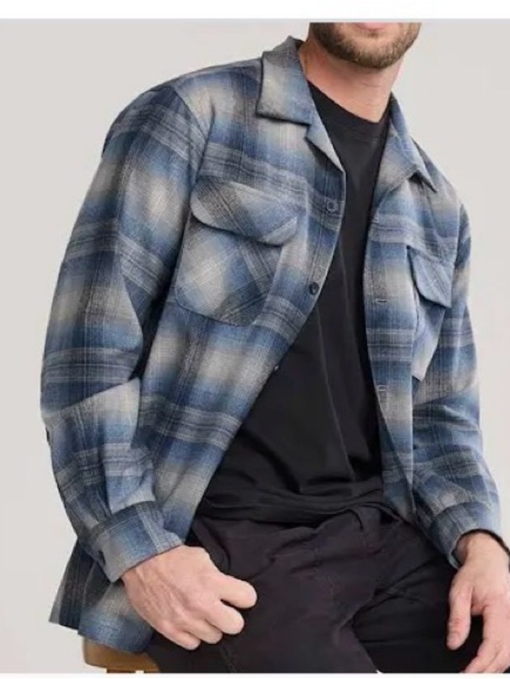Pendleton Board Shirt XXXL Tall Plaid Wool Button Up Oversized